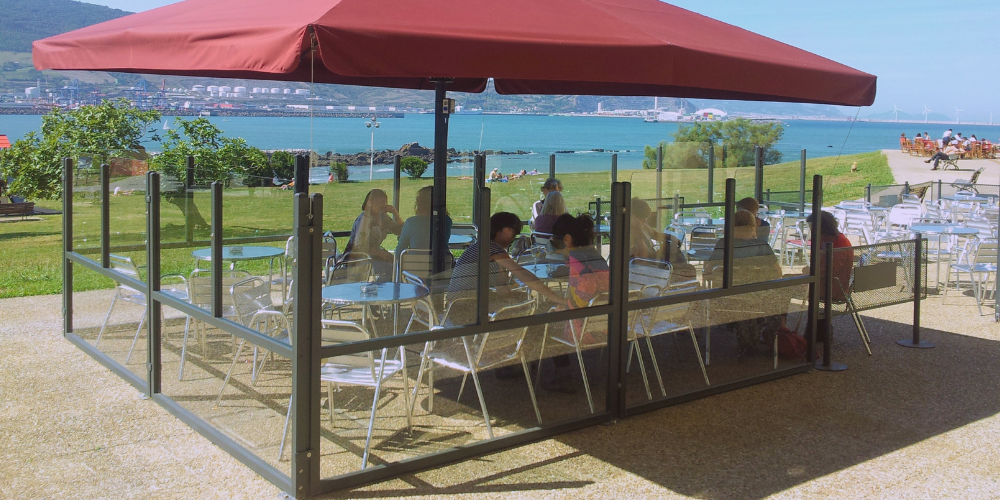 Los paravientos protegen de las corrientes y la contaminación