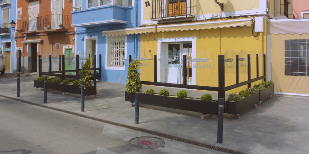 Paravientos para hostelería