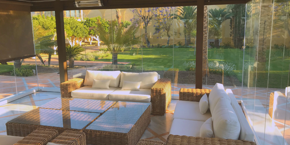 Ejemplo de terraza pequeña