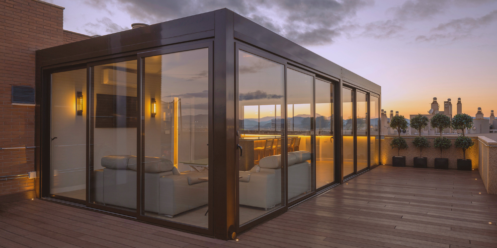 Ejemplo de terraza pequeña