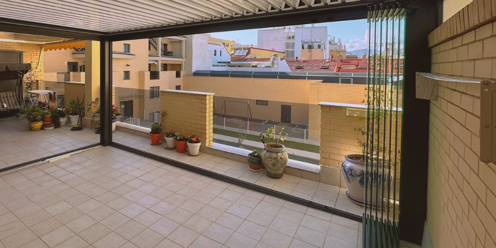 Ejemplo de terraza pequeña