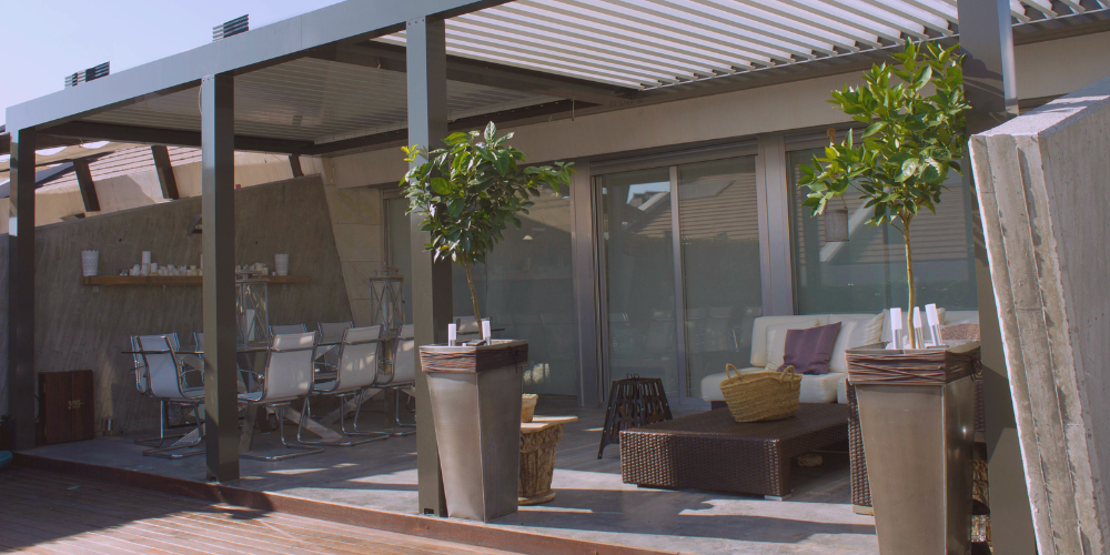 Ejemplo de terraza pequeña