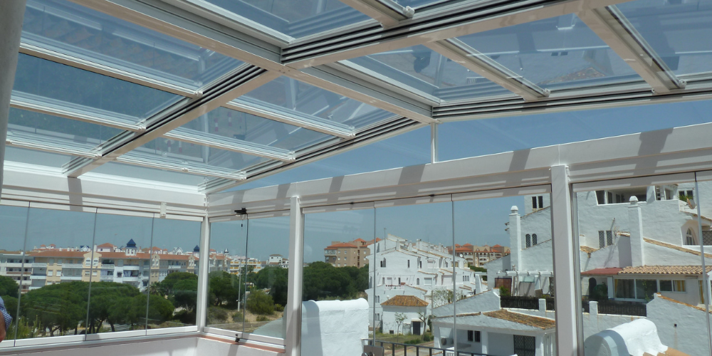Cerramientos con cortinas de cristal