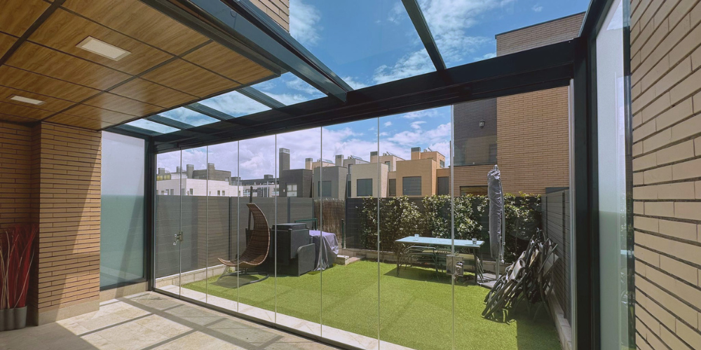 Techos de cristal para terraza y jardín