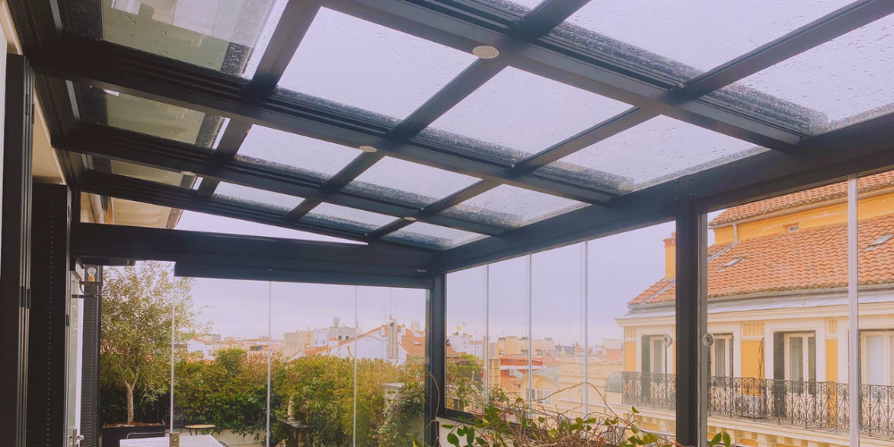 Techos de cristal para terraza y jardín
