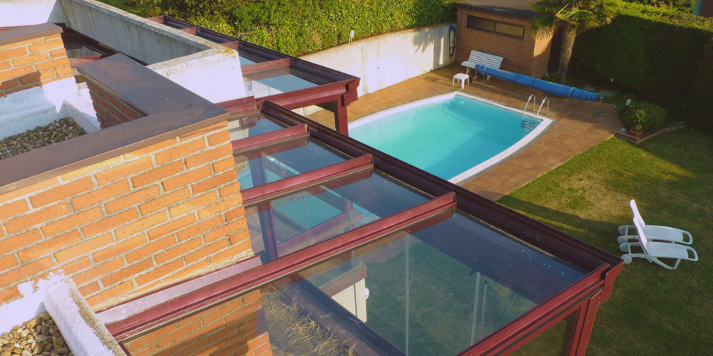 Techos de cristal para terraza y jardín