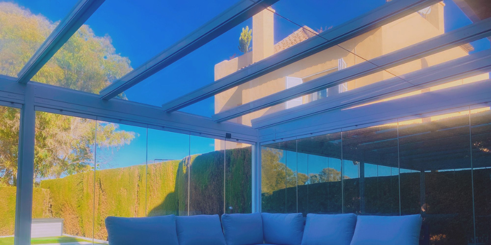Techos de cristal para terraza y jardín