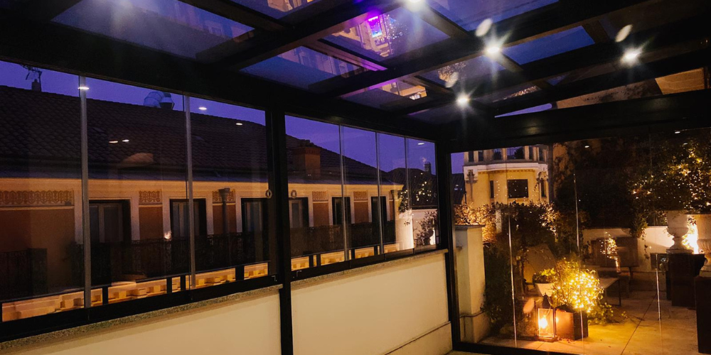 techo de cristal en ático