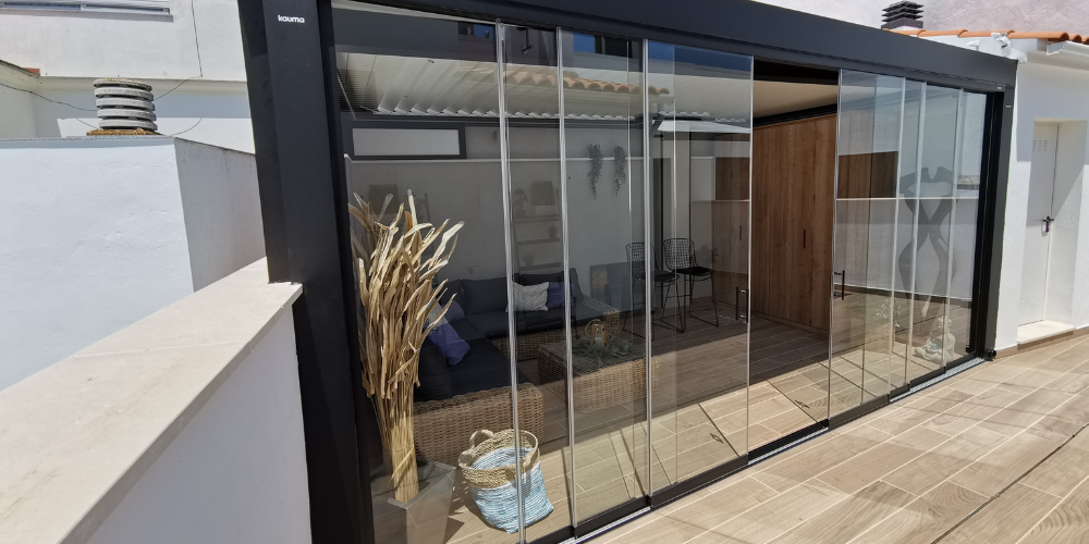 Mantenimiento de cortinas de cristal