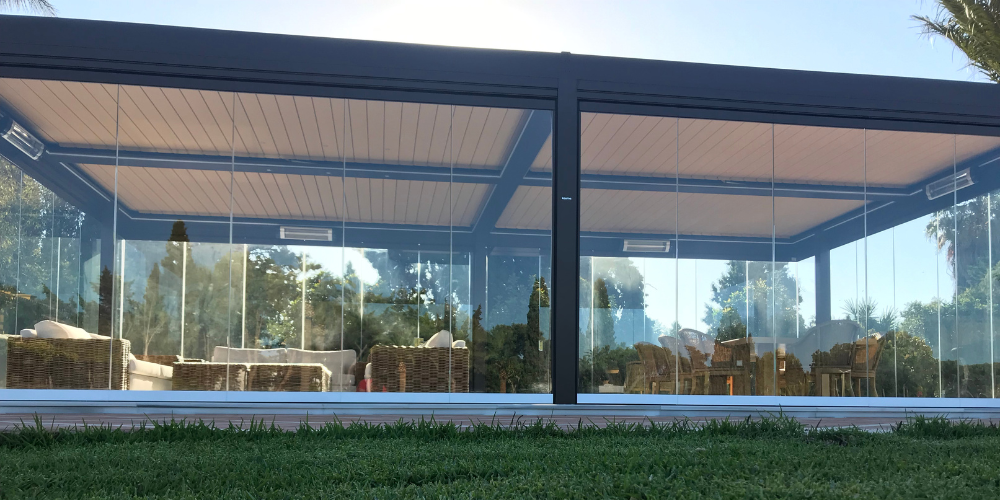 cortinas de cristal abatibles a medida