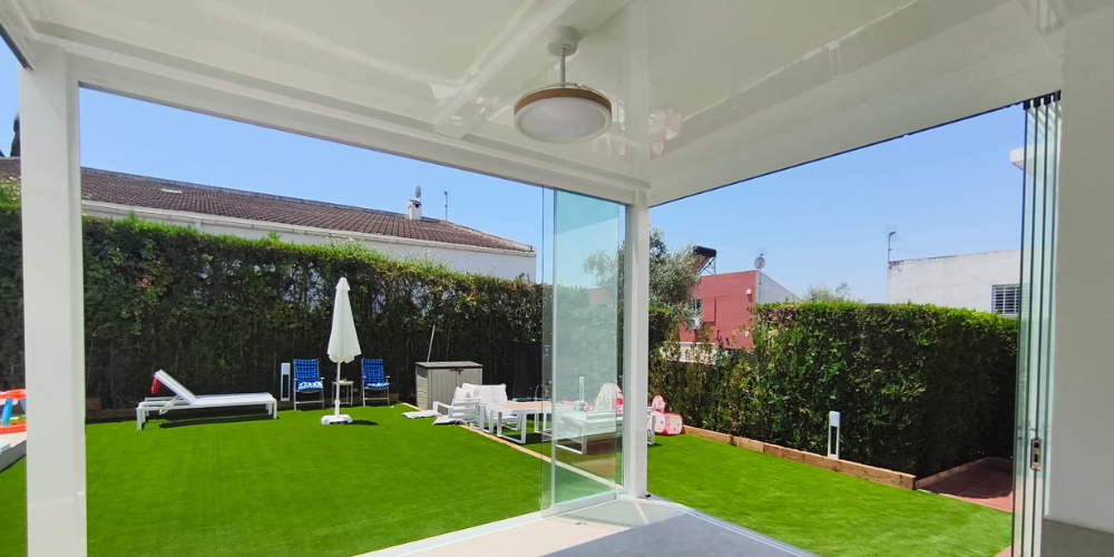 cortinas de cristal abatibles a medida